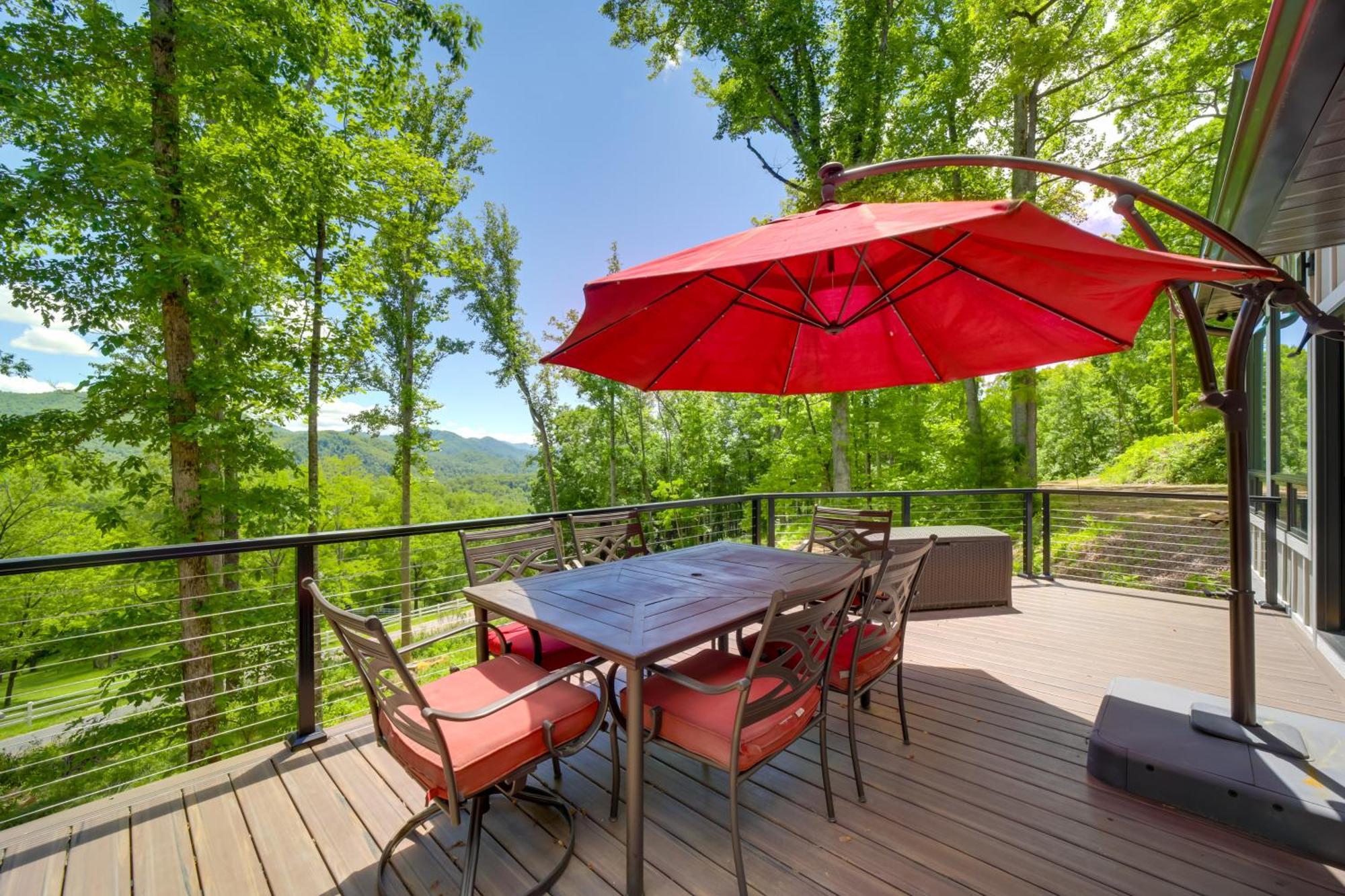 Remote Smoky Mtn Escape With Views And Trail Access! Villa Cullowhee Eksteriør billede