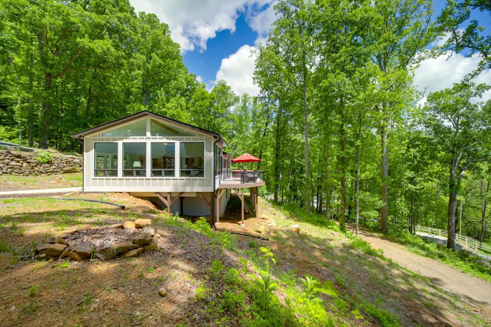 Remote Smoky Mtn Escape With Views And Trail Access! Villa Cullowhee Eksteriør billede